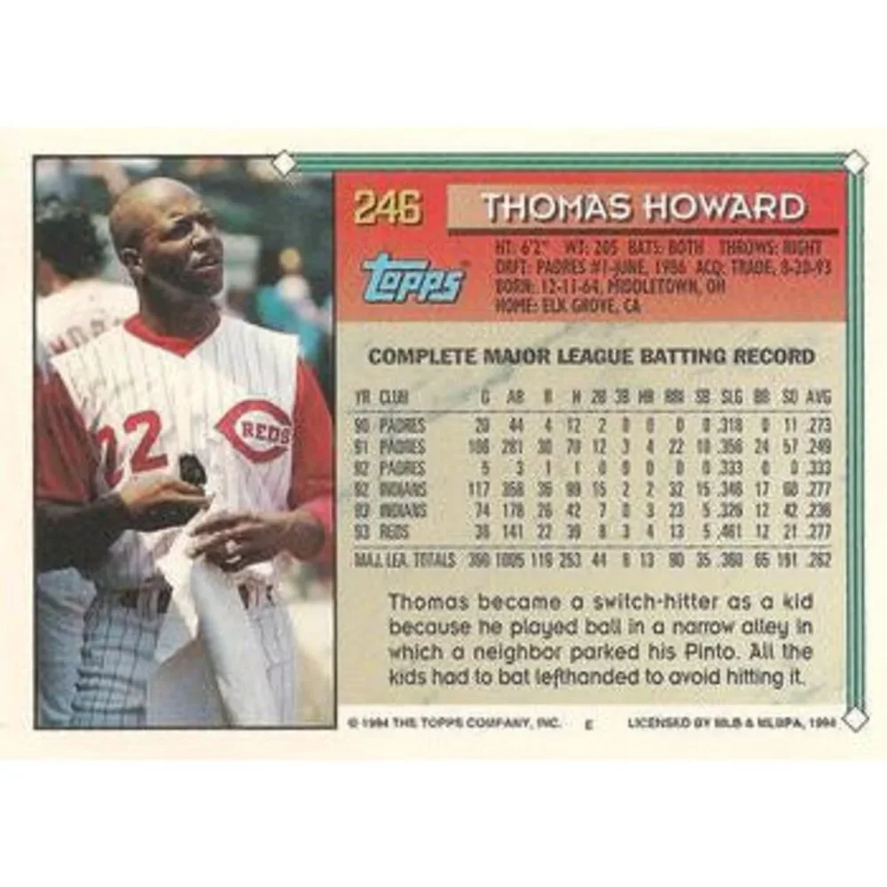 Topps 1994 thomas